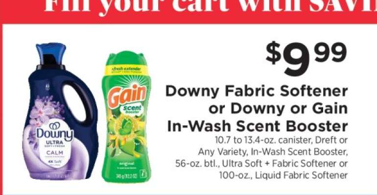 Downy Fabric Softener or Downy or Gain In-Wash Scent Booster