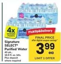 Signature SELECT Purified Water