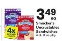Smucker's Uncrustables Sandwiches