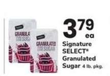 Signature Select Granulated Sugar