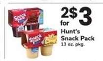 Hunt's Snack Pack