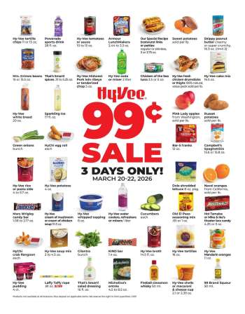 Hy-Vee Flyer - 03/20/2026 - 03/22/2026.