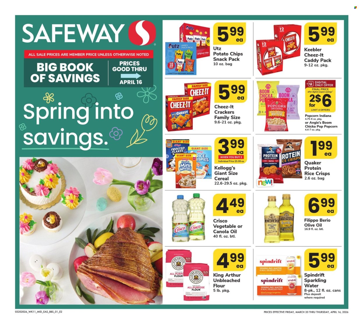 Safeway ad - 03/20/2026 - 04/16/2026. Page 1