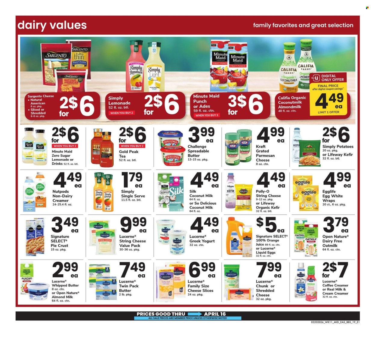Safeway ad - 03/20/2026 - 04/16/2026. Page 19