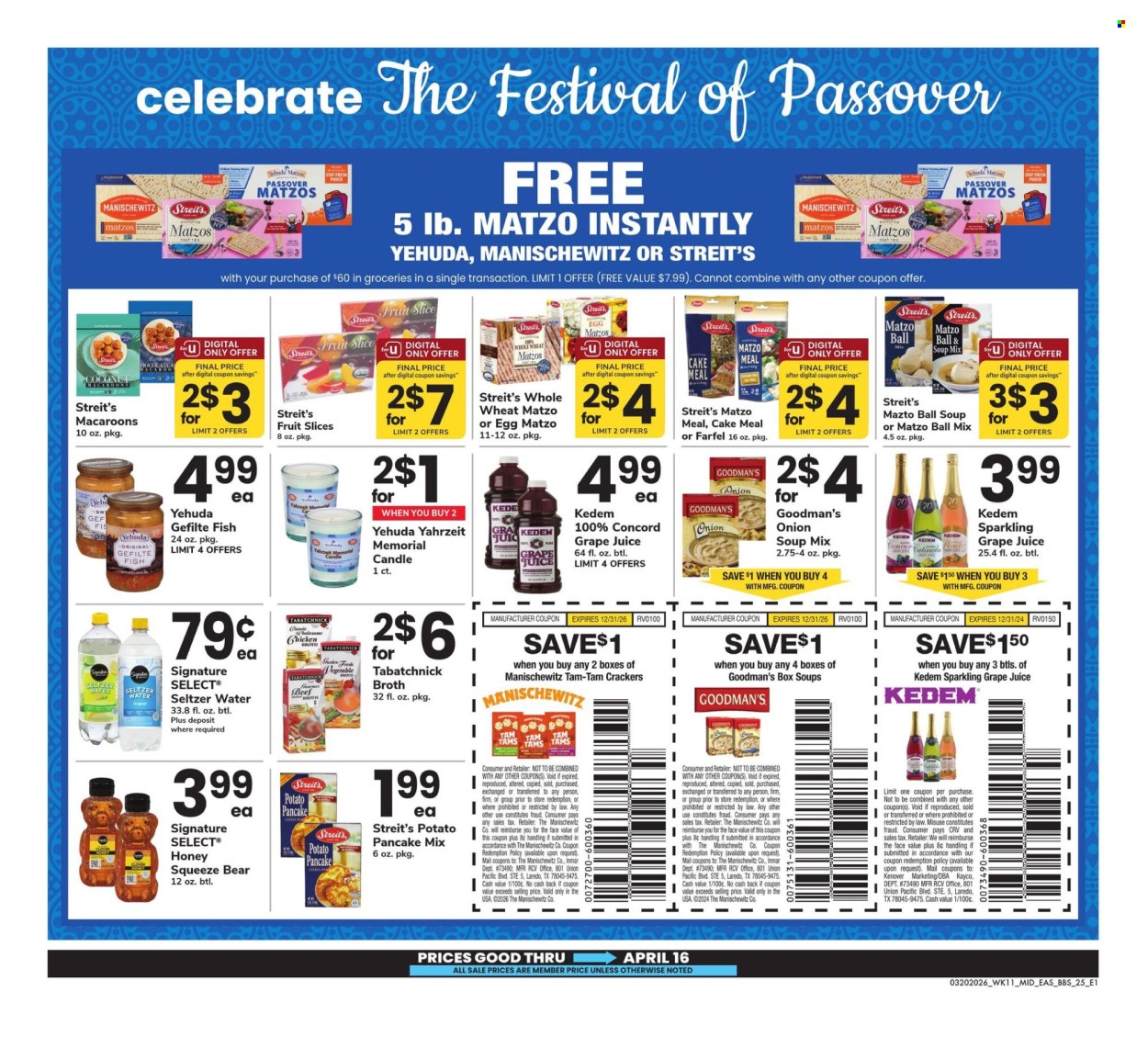 Safeway ad - 03/20/2026 - 04/16/2026. Page 25