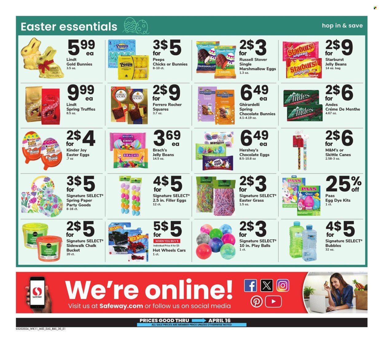 Safeway ad - 03/20/2026 - 04/16/2026. Page 30
