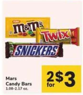 Mars Candy Bars