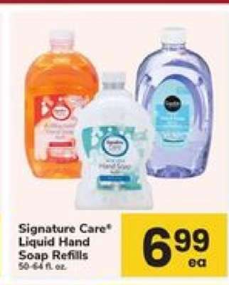 Signature Care Liquid Hand Soap Refills