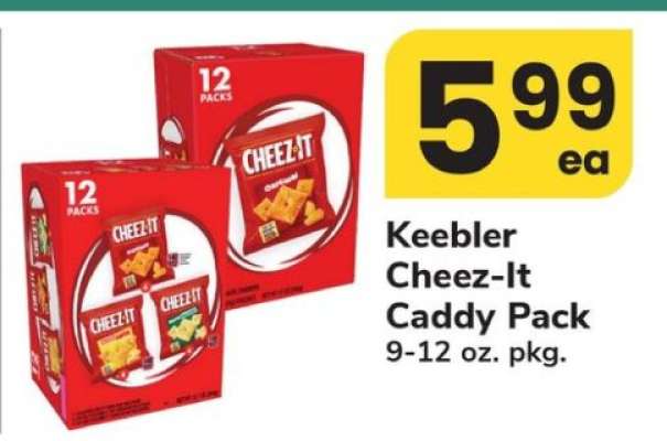 Keebler Cheez-it Caddy Pack