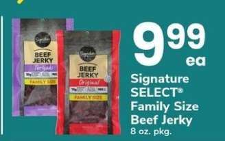 Signature SELECT Family Size Beef Jerky