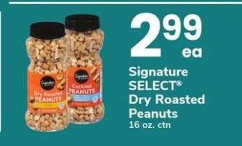 Signature SELECT Dry Roasted Peanuts