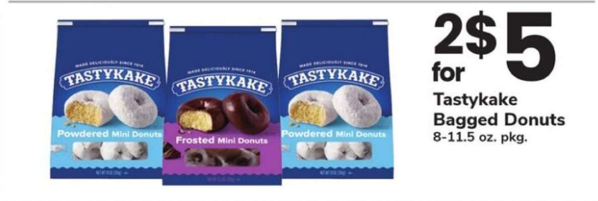 Tastykake Bagged Donuts