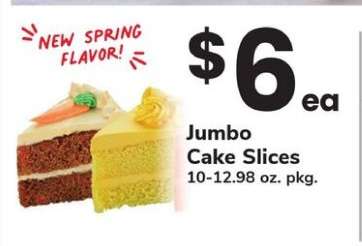 Jumbo Cake Slices
