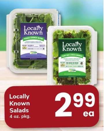 Locally Known Salads