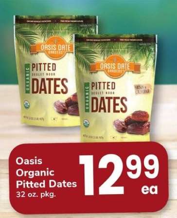 Oasis Organic Pitted Dates