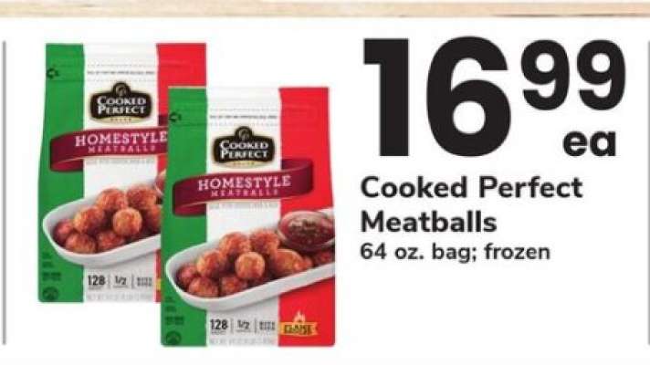 Cooked Perfect Meatballs