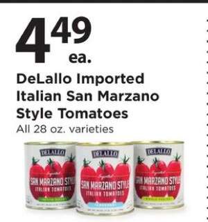 DeLallo Imported Italian San Marzano Style Tomatoes