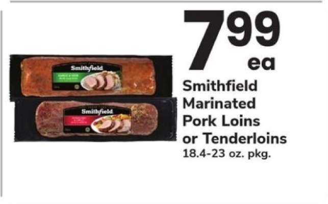Smithfield Marinated Pork Loins or Tenderloins