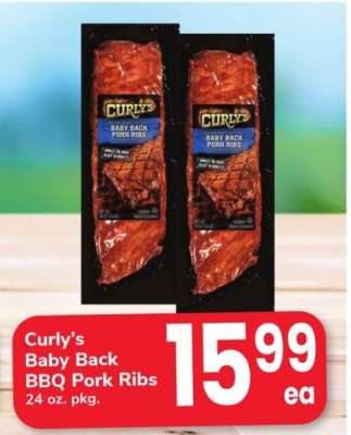 Curly’s Baby Back BBQ Pork Ribs