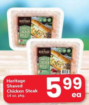 Heritage Shaved Chicken Steak