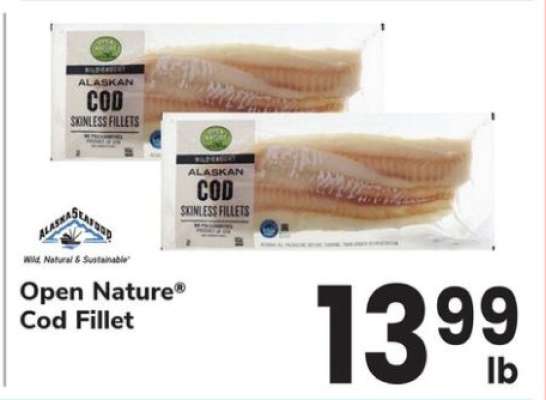 Open Nature Cod Fillet