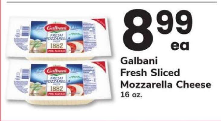 Galbani Fresh Sliced Mozzarella Cheese