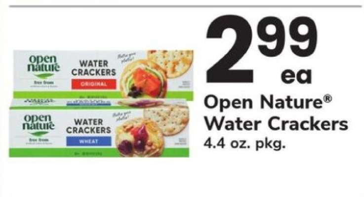Open Nature Water Crackers