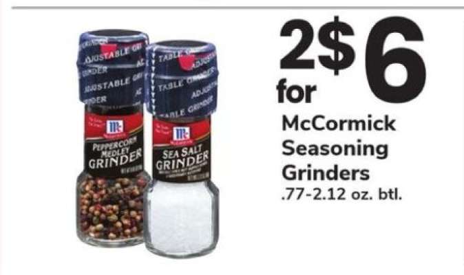 McCormick Seasoning Grinders