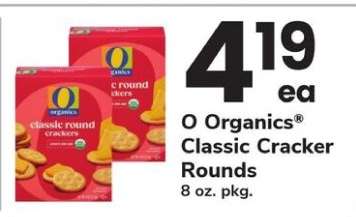O Organics Classic Cracker Rounds