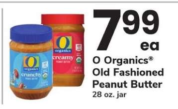 O Organics Old Fashioned Peanut Butter