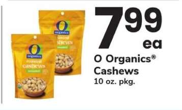 O Organics Cashews