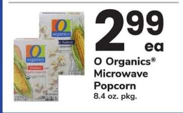 O Organics Microwave Popcorn
