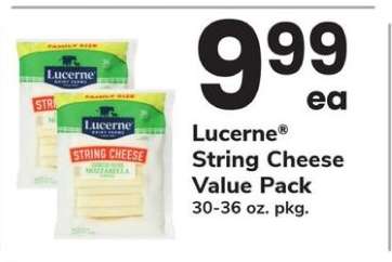 Lucerne String Cheese Value Pack