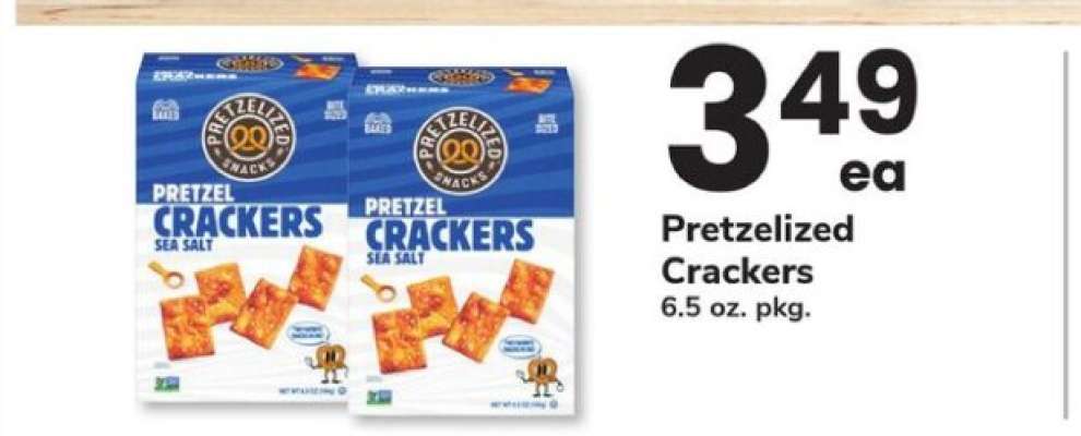 Pretzelized Crackers