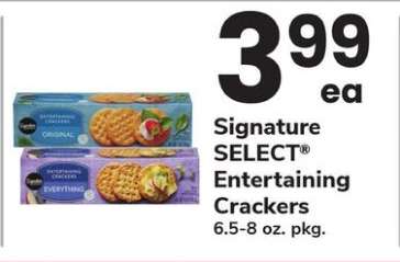 Signature SELECT Entertaining Crackers