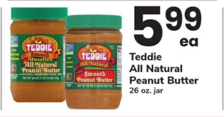Teddie All Natural Peanut Butter