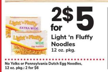 LIGHT ‘N FLUFFY NOODLES