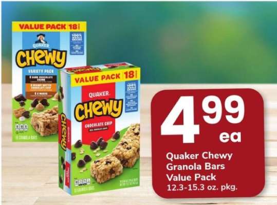 Quaker Chewy Granola Bars Value Pack