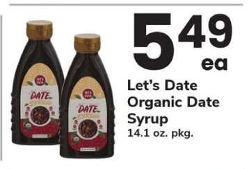Let's Date Organic Date Syrup