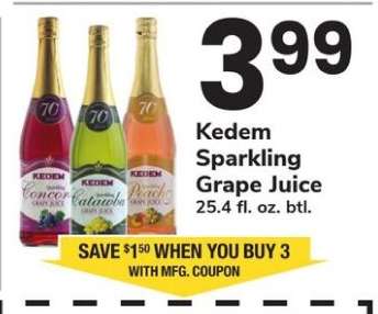Kedem Sparkling Grape Juice
