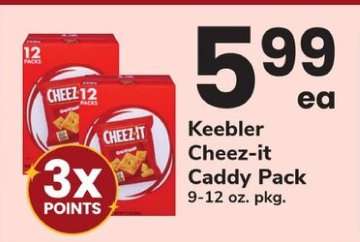 Keebler Cheez-it Caddy Pack