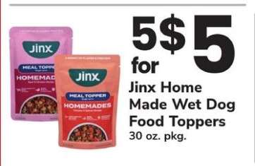 Jinx Home Made Wet Dog Food Toppers