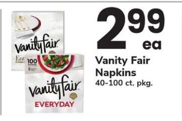 Vanity Fair Napkins