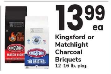 Kingsford or Matchlight Charcoal Briquets