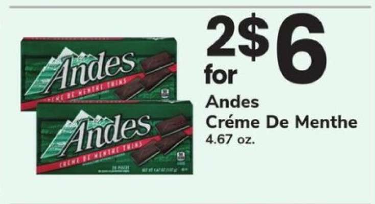 Andes Creme de Menthe