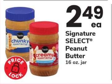 Signature Select Peanut Butter