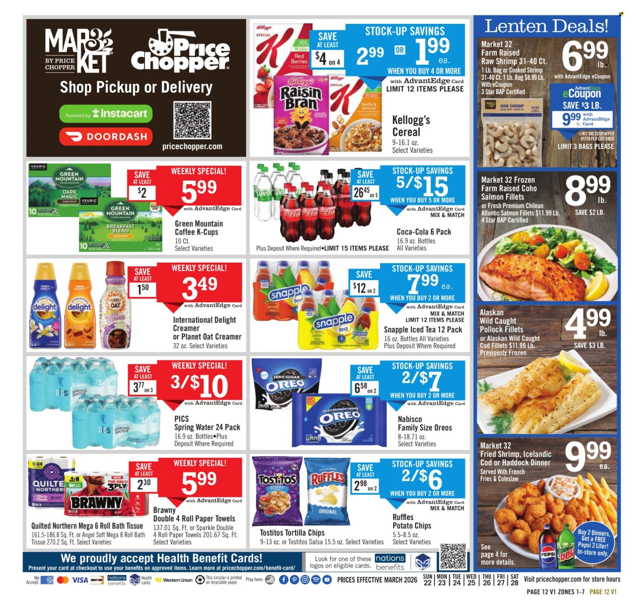 Price Chopper ad - 03/22/2026 - 03/28/2026. Page 12