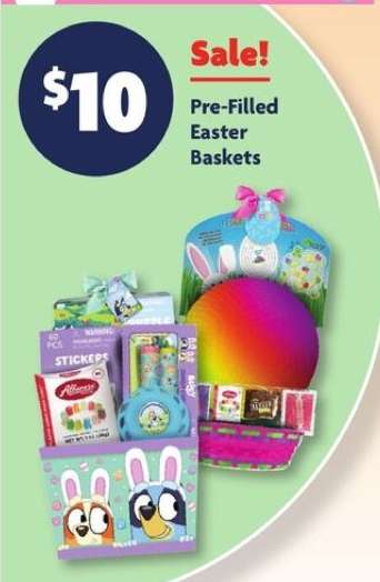 Pre-Filled Easter Baskets
