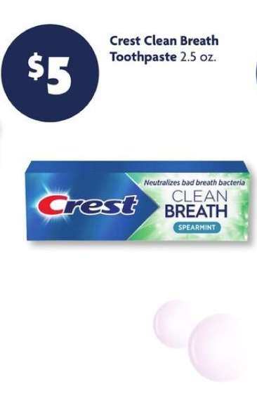 Crest Clean Breath Toothpaste