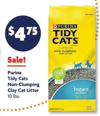 Purina Tidy Cats Non-Clumping Clay Cat Litter